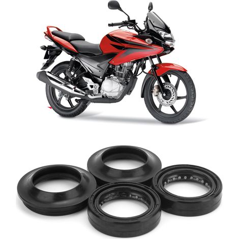 【Juego de 4】 Cubiertas protectoras para retenes de horquilla delantera【Retén de amortiguador】 Adecuado para Honda WY125A CF MCR - 125cc (1/5)