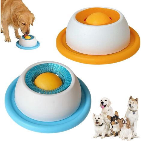 2er-Set Hundelecknapf, Hundeleckmatrix, Hundelecknapf, Hundeleckspielzeug, Hundelecknapf, rutschfester Lecknapf, für Hunde und Katzen (1/5)