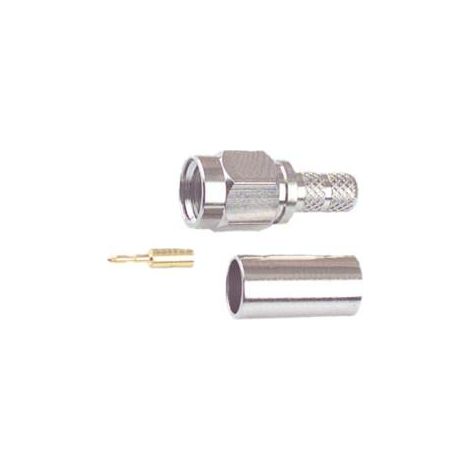 SMA-Stecker RG174 CRIMPAR Center Pin Male SMA-Stecker 20.200/174