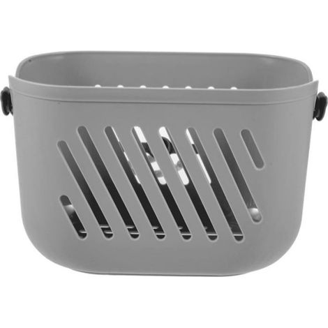 Panier de Rangement de Douche - Structure Ajourée Évacuation Eau - Suspendu Portable avec Poignée - Pour Maison et Camping - 1 Pièce (1/5)