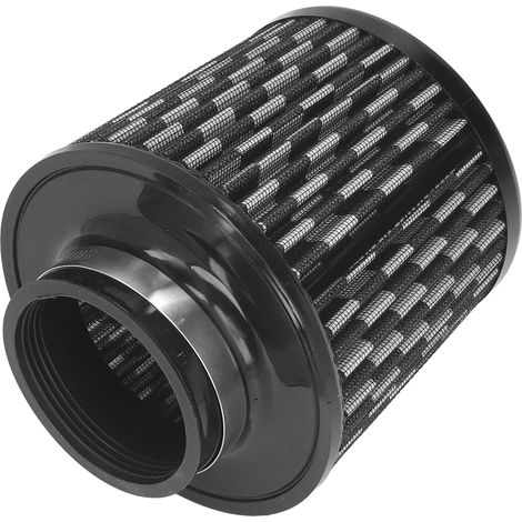 Filtre à air conique universel 76mm/3in, embout d'admission à serrage, haute performance, cône d'admission pour tuning auto (1/5)
