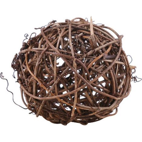 Boules En Rotin - Diamètre 8 cm 10 cm 12 cm - Décoration De Jardin Féerique Noël Mariage DIY - Remplissage De Vase Jouet Pour Oiseaux - Lot De 3 (1/5)