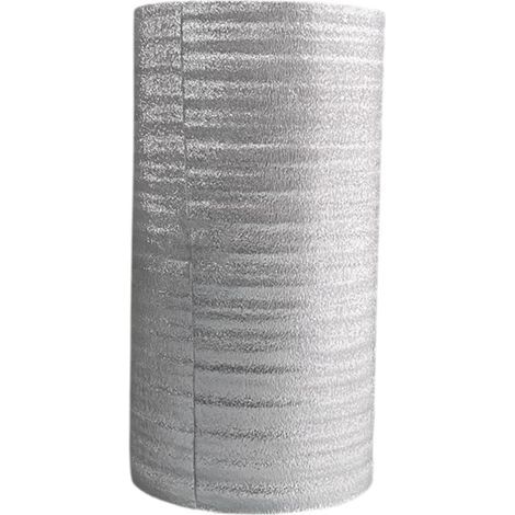 Rouleau d'isolation réfléchissant d'isolation thermique de 3 mm, feuille d'aluminium autocollante pour le transport de fruits, de, 40cmx10m (1/4)