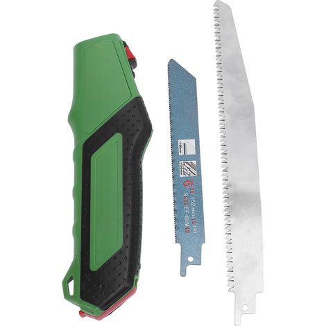 Scie alternative à main avec 2 lames de scie, outil Portable pour l'élagage du bois, coupe de tuyaux métalliques en caoutchouc (1/5)