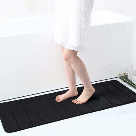 Paillasson Intérieur Antidérapant, Tapis d'entrée Lavable en Machine, Tapis Entrée Intérieur Doux, Absorbant et Résistant, Antidérapant Durable Ultra, Noir Beige 40 x 60 cm (1/4)
