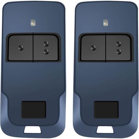 Télécommande de portail compatible avec BFT Mitto Cool C2. 2 pièces Télécommande pour portail BFT à deux canaux, remplace la télécommande BFT Mitto RCB02, télécommande pour portes de garage