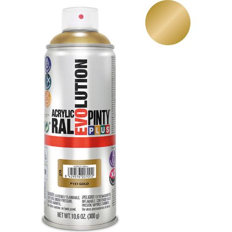 Vernice spray Pintyplus Evolution 520cc P151 Oro