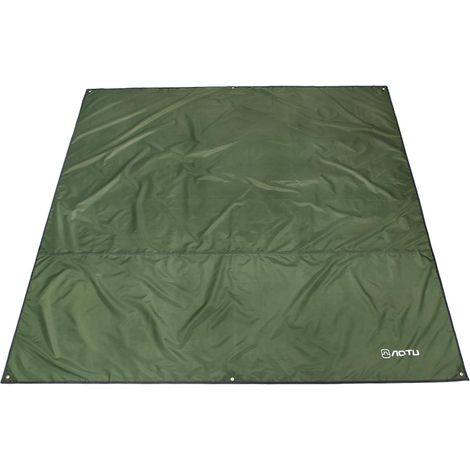Tarp Ultra Léger Tapis de Sol Camping Bâche sous Tente Couverture Protection Parasol Abri Auvent Imperméable pour Hamac Pique-Nique Randonnée Plage Trekking (1/5)