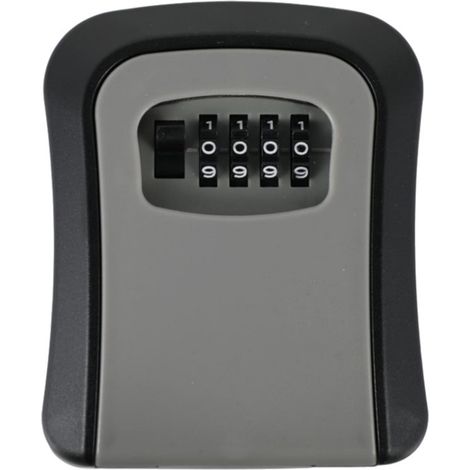 Coffre-fort extérieur étanche pour clés de porte et de jardin, armoire de rangement robuste (1/4)