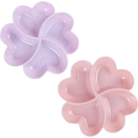 Lot de 2 gamelles pour chats (nourriture et eau) - Gamelles multi-chats - Style 1 (1/5)