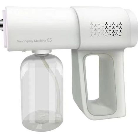 Machine de désinfection par nébulisation professionnelle K5, pulvérisateur de désinfectant. Atomiseur électrostatique ULV et pistolet à vapeur nano portatif sans fil