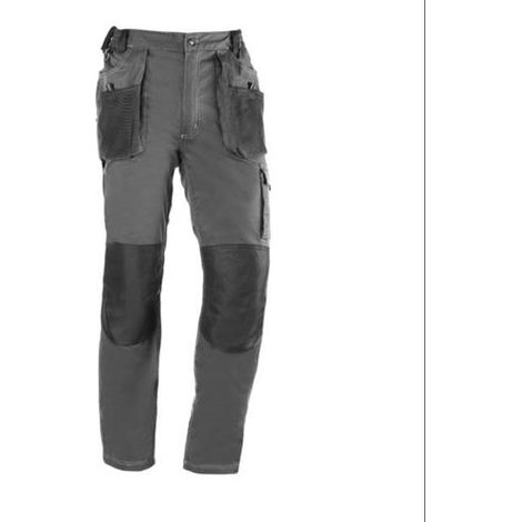 Pantalon JUBA multibolsillos Flex gris/negro 171 Talla XS
