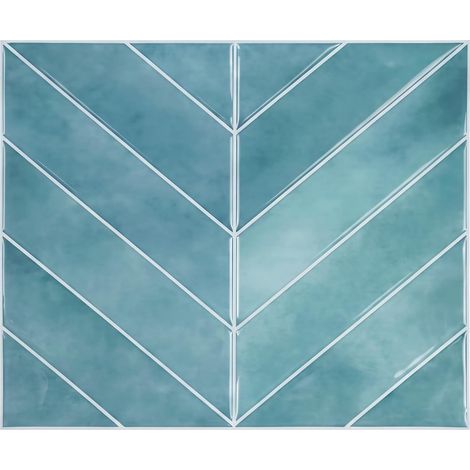 10 pièces carrelage adhésif marbre bleu foncé pour crédence de cuisine (1/5)