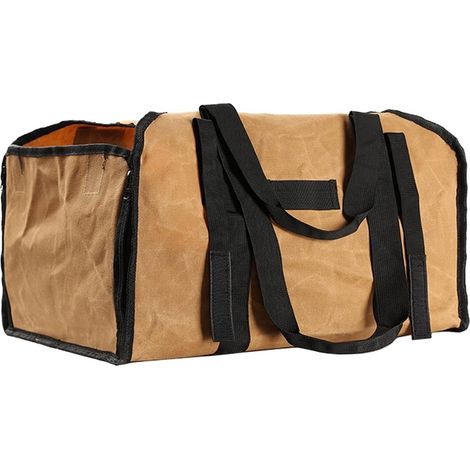 Porte-bûches pour bois de chauffage - Sac de transport pour le bois de chauffage - Sac de rangement en plein air - Sac de rangement pour bois de chauffage - Pour camping, pique-nique, barbecue (1/5)