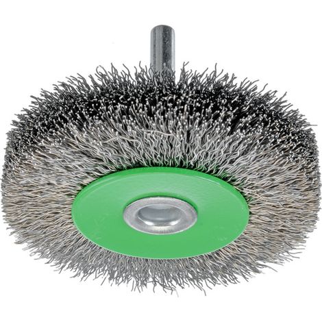 Brosse à outils Osborn D30x9, tige 6 mm, fil d'acier inoxydable serti 0,20 mm T6