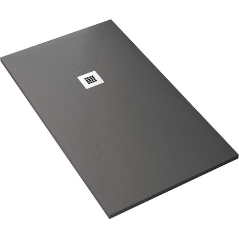 Piatto Doccia in Pietra 75x120 cm Bonussi Ardesia Everest Antracite (1/5)