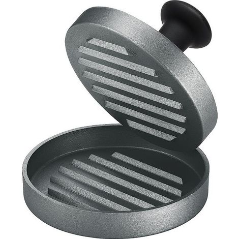 Prensa para hamburguesas Kuchenprofi, aluminio, diá. 12cm (1/3)