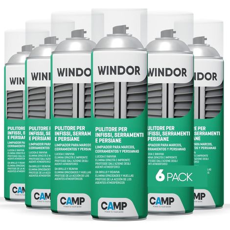 Windor spray lucida e ravviva infissi e serramenti 500 ml 6 pezzi (1/5)