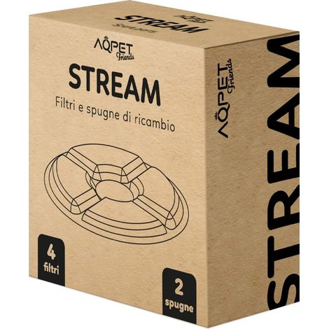 AqpetFriends Cartucce di ricambio per fontanella gatti Stream