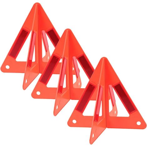 de signalisation réfléchissants pour véhicules lot de 3