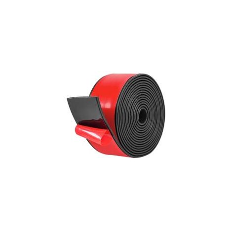 Bande Caoutchouc Adhesif 40mm2mm3m Autocollantes Rouleau Caoutchouc Plaque pour Joints Protection De Sol Anti-Vibration Antidérapant (40mm(B) x2mm(D) x3m(L))