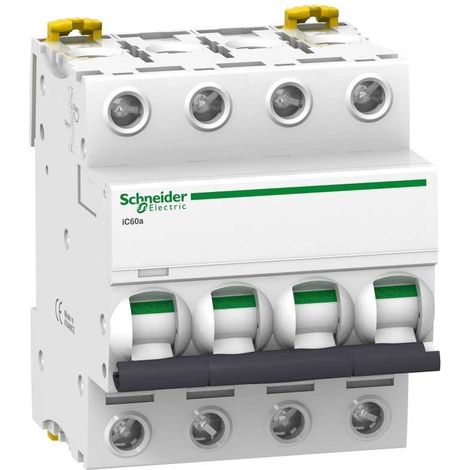 Magnétothermie 4 Poli 16A 4.5KA Curva C 4 Moduli Schneider A9F64416