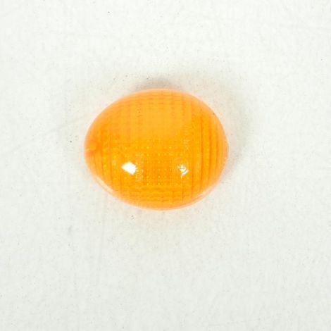 Cabochon de clignotant orange pour scooter Peugeot 50 TKR Avant (1/4)