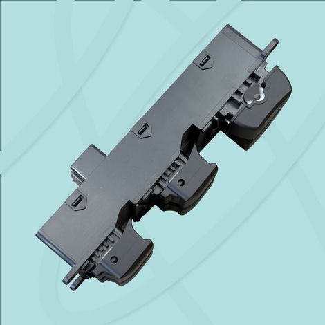 Die Teilenummer 93570-1W155 ist für elektrische Fensterheberschalter mit LED-Anzeigen des Kia Rio geeignet. (1/3)