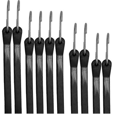Hochleistungsfähige, elastische Gummiseile für den Außenbereich mit Haken (siehe Abbildung) (1/5)