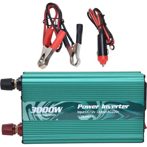 Convertisseur DC AC 300W 12V/110V Onde Sinusoïdale Pure Alliage Aluminium Intelligent