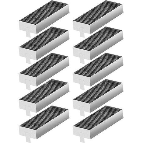 Lot de 10 filtres à charbon actif pour hottes aspirantes Siemens HZ9VRCR0, Bosch HEZ9VRCR0 et Neff Z821VR0. Accessoires pour filtres à air. (1/5)