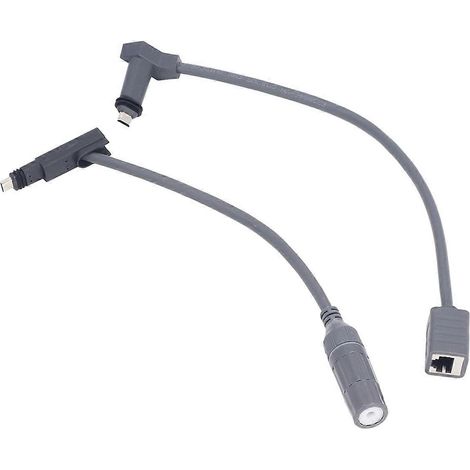 Adaptateur mâle vers RJ45, câble RJ45-1 RJ-2, connecteurs femelles RJ45 (1/5)