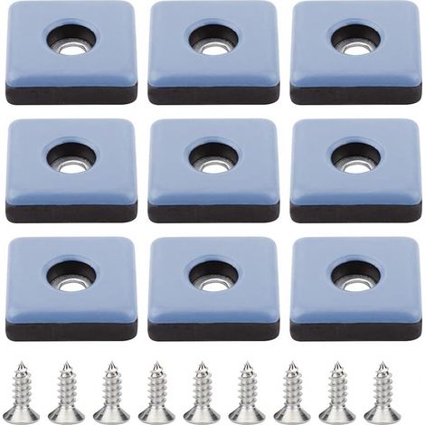 Lot de 24 patins de meubles de 25 mm avec vis pour pieds de chaise (1/5)