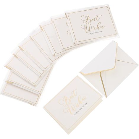 élégantes cartes en papier rose vierges manuscrites petites (1/5)
