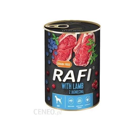 Rafi Nassfutter für Hunde mit Lamm, Dose, 400 g (1/2)