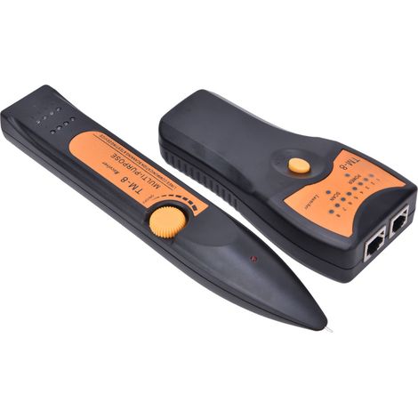TM-8 Testeur de câbles réseau LAN UTP STP RJ45 RJ11 Localisateur de câbles téléphoniques