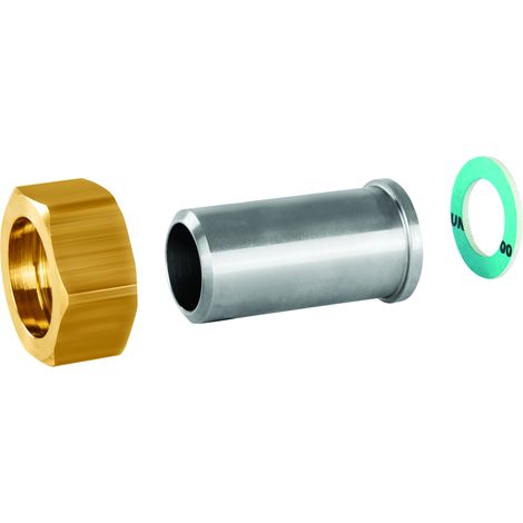 Resideo Raccord de connexion W-F2 embout à souder 32 mm, G 1 1/2, étanchéité plate, ASV-CS-32-W-F2