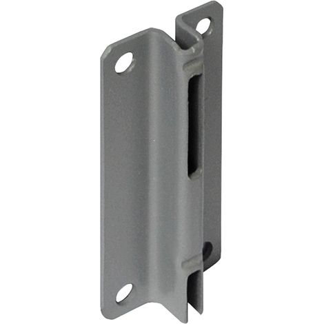 Supporti a muro per reggimensole a 2 ganci - neri - 2 pz.