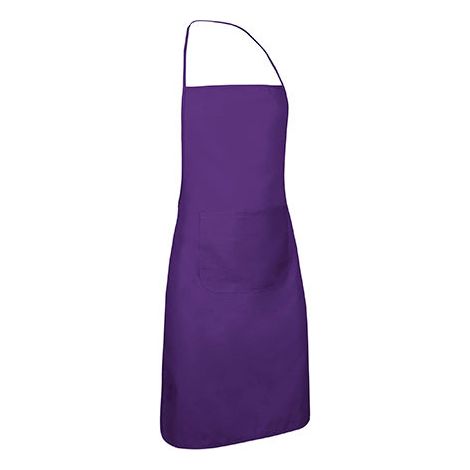 Delantal largo multiusos VALENTO Chef  Violeta uva              87 x 60 cm
