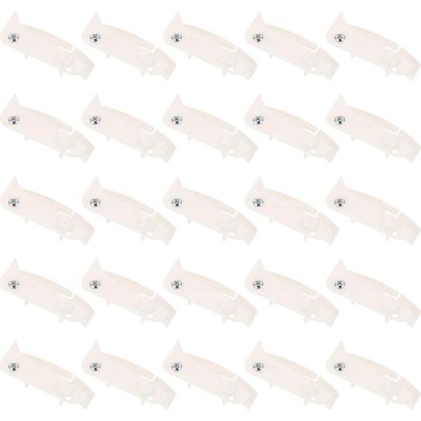 25 pièces de fixations pour plafonnier, fixations rotatives pour plafonnier, accessoires pour abat-jour de plafonnier (1/5)
