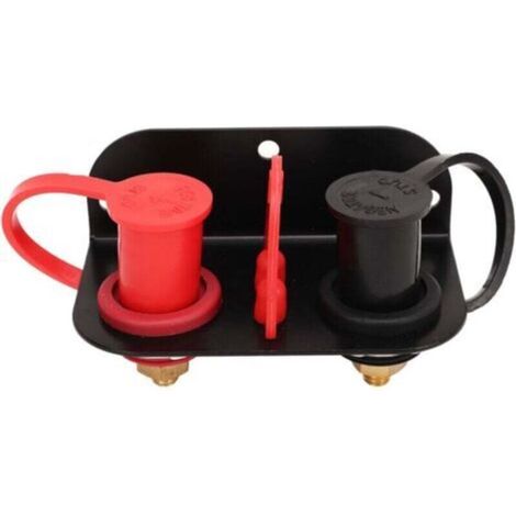 Bornes de batterie à distance de voiture M10x2, Kit de relocalisation de saut de batterie, outil de charge pour UTV ATV camions RV tracteur tondeuse bateau (1/4)