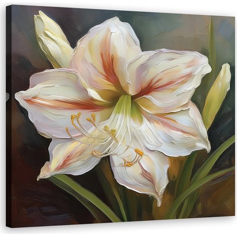 Quadro su tela, Gigli botanici - 30x30 (1/5)
