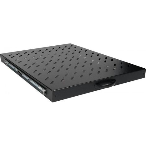 Estante extensible negro 48,3 cm de ancho (1/3)