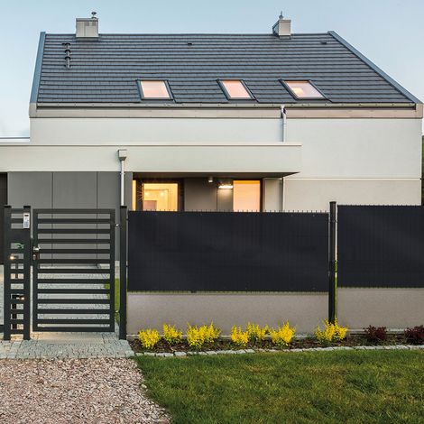 SCHERMATURA DI DESIGN TEXSTYLE ALL BLACK 1x5 M (1/5)