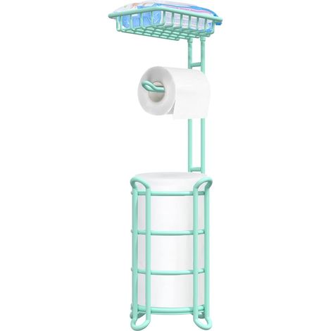 1 Porte-rouleau Papier Toilette Style Nautique, Étagère De Rangement, Pour Rouleaux Xxl, Salle De Bain