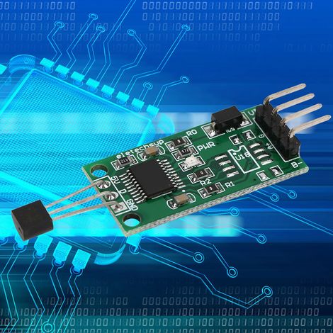 Module de capteur de température programmable avec télécommande et composants électroniques TTL (1/3)