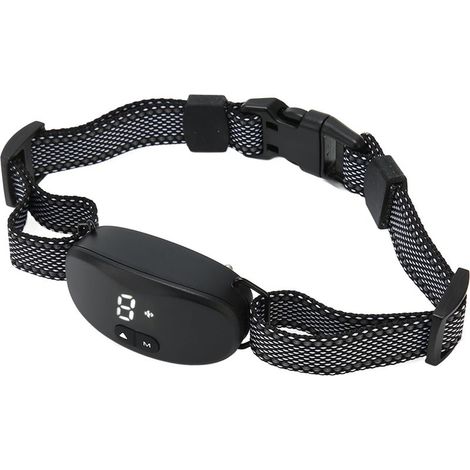Collier anti-aboiements pour chien, rechargeable et automatique, avec 3 modes de sécurité. Convient aux chiens de petite, moyenne et grande taille. Idéal pour le dressage. (1/5)