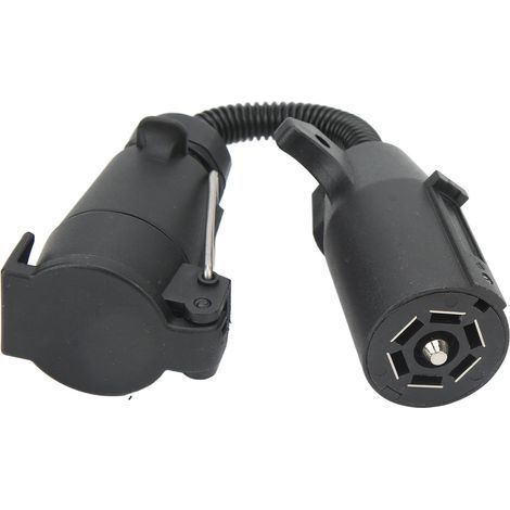 7-poliger runder Anhängerstecker-Adapter, Kabelverbinder, Zubehör für die Stromversorgung von Wohnmobilen und LKWs