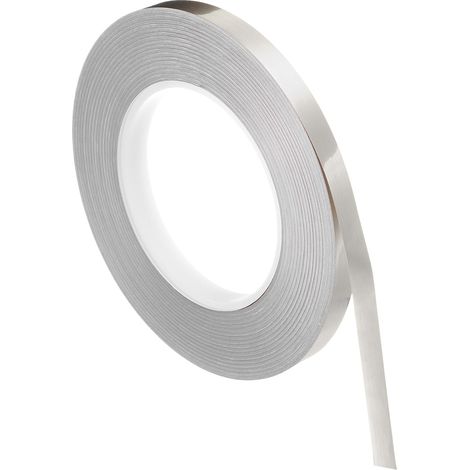 Film autocollant pour carrelage de cuisine argenté, 1 cm x 50 m, bande d'étanchéité imperméable pour mur de cuisine (1/5)