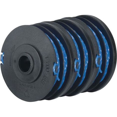 Ensemble de 3 bobines RYOBI pour débroussailleuses Rac123 (1/3)